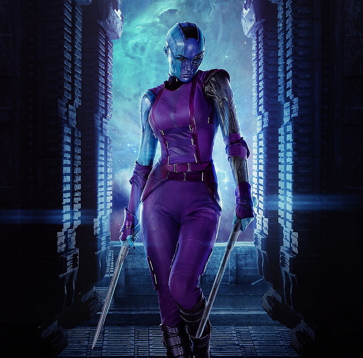 Guardians Of The Galaxy 2014 Movie, Woman Character - Nebula Guardians Of The Galaxy 2014 - HD Wallpaper 