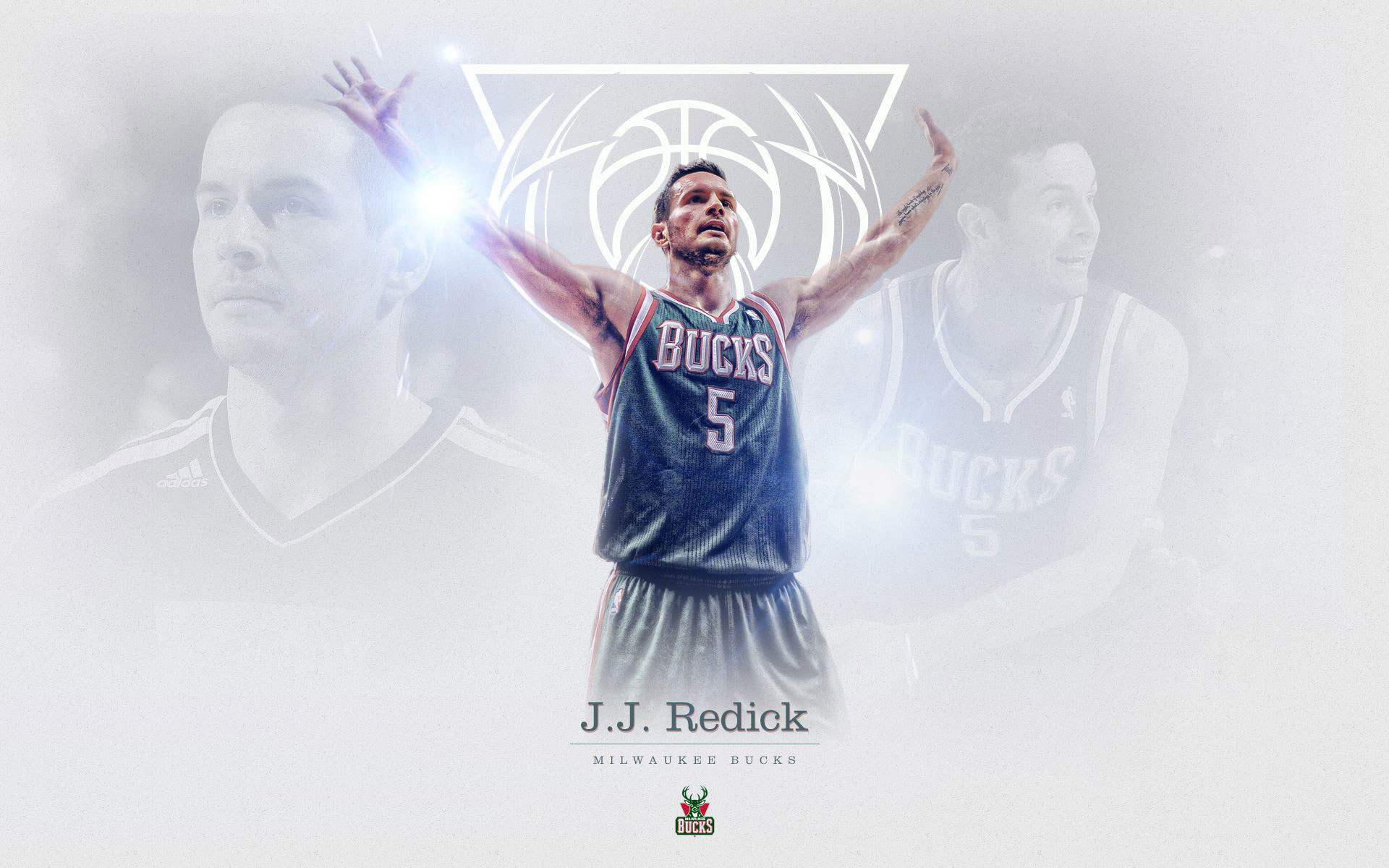 Redick Bucks Wallpaper - Milwaukee Bucks Desktop Background - HD Wallpaper 