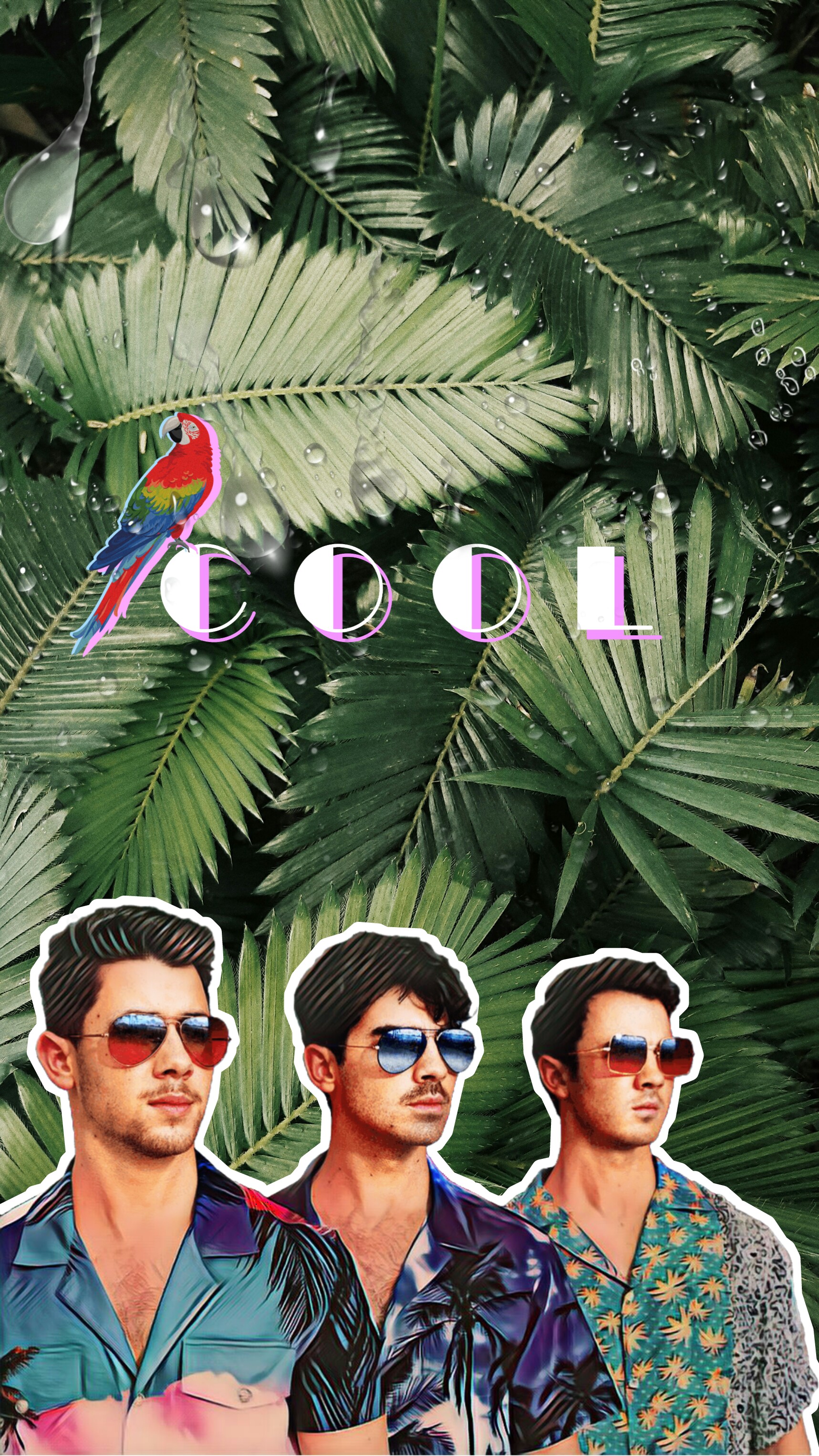 Palm Leaves Wallpaper Iphone - HD Wallpaper 