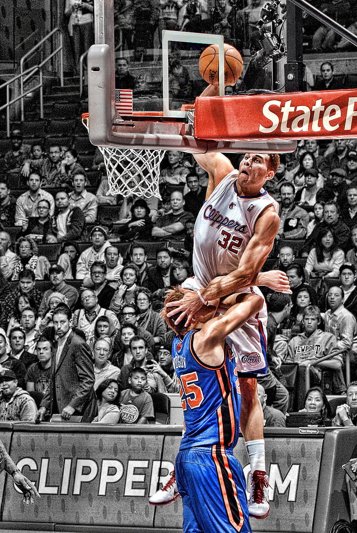 Blake Griffin Poster Dunk - HD Wallpaper 