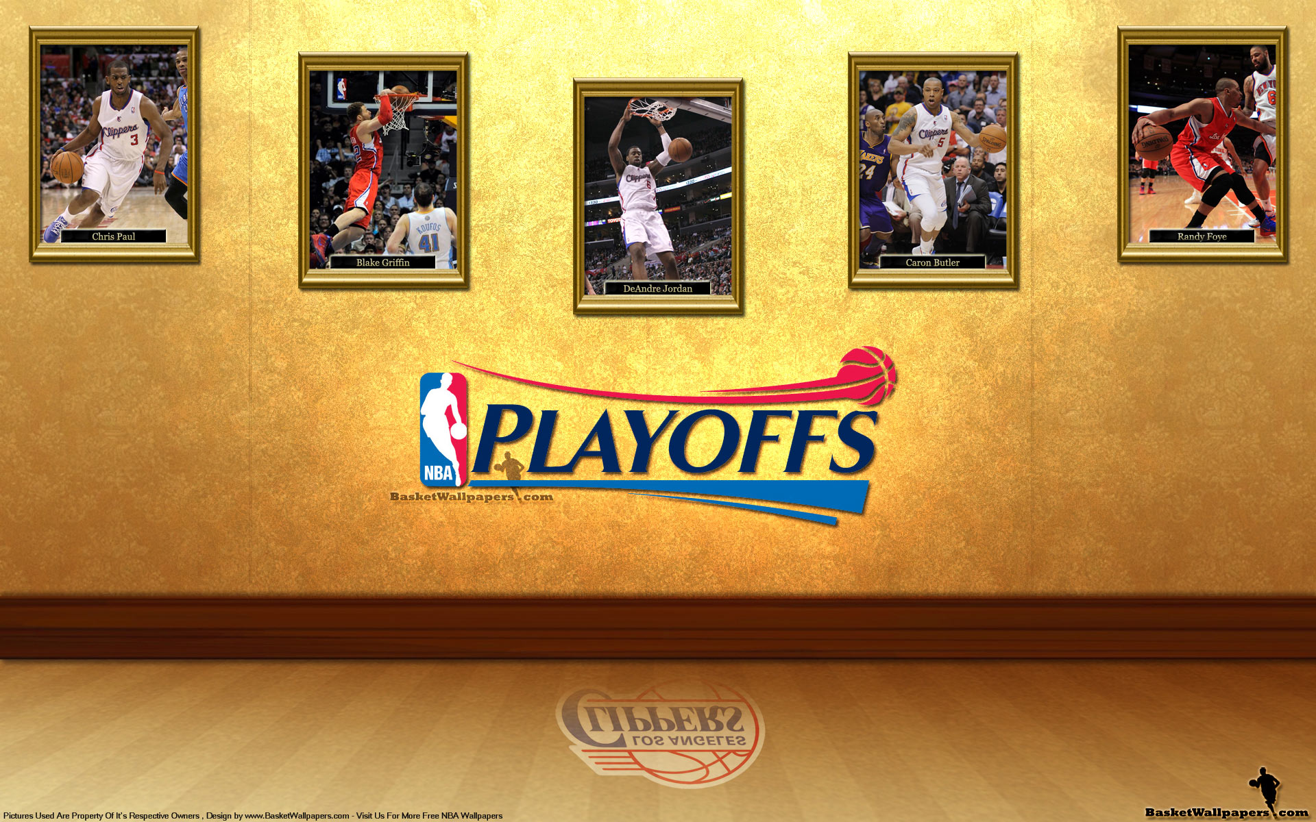 Los Angeles Clippers See You In Playoffs 2012 Wallpaper - HD Wallpaper 
