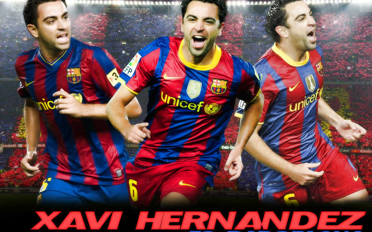 Nice Xavi Wallpapers In High Quality, Sefu Gronauer - Xavi Hernandez - HD Wallpaper 