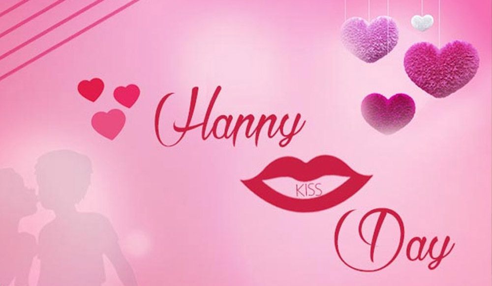 Kiss Day - Heart - HD Wallpaper 
