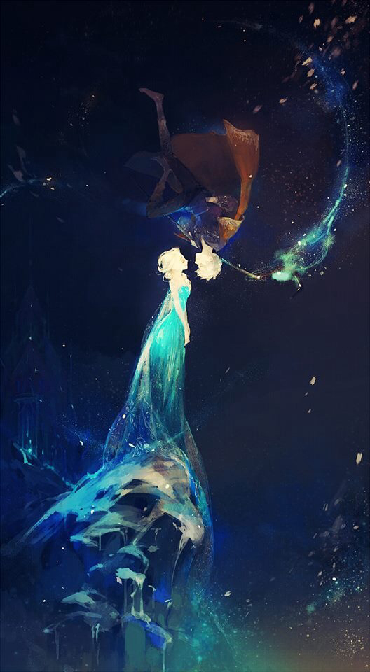 Elsa, Frozen, And Jack Frost Image - Fanart Elsa And Jack Frost - HD Wallpaper 