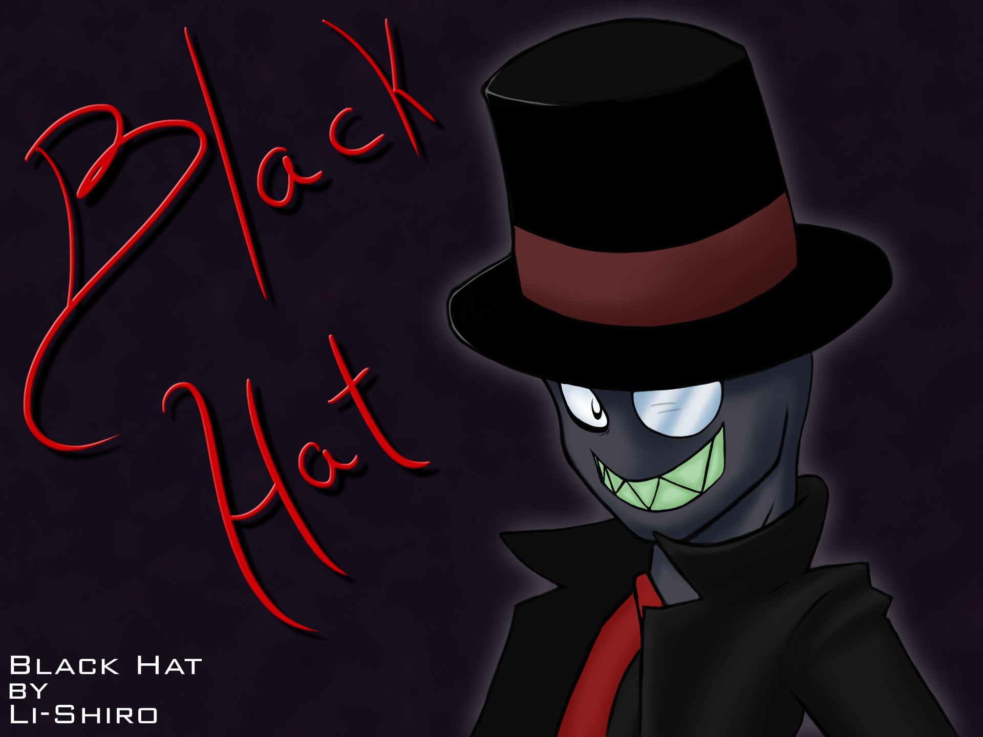 Black Hat Fan Art - HD Wallpaper 