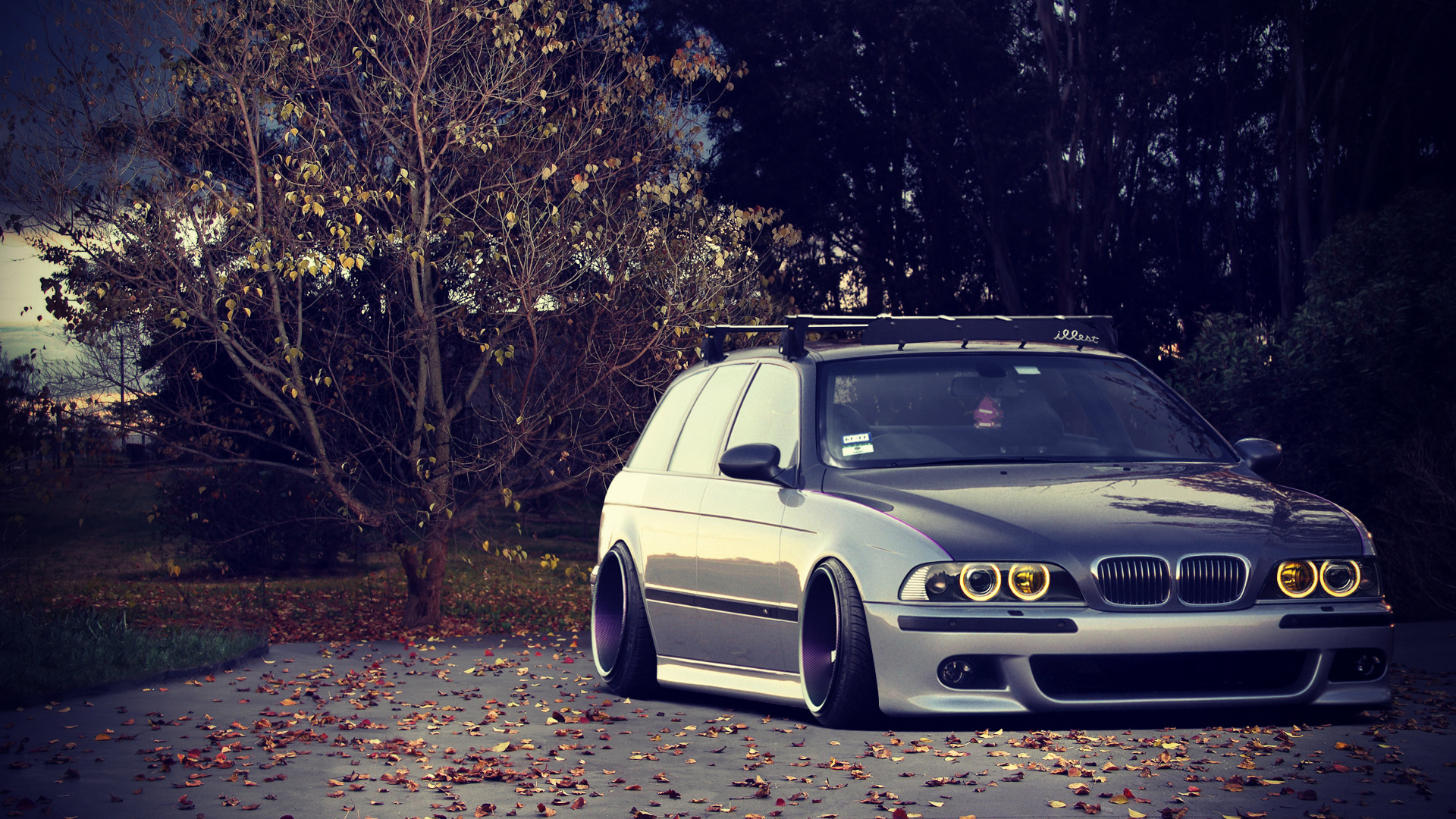 Tuning, E39, Bmw, Bmw, Drives, Stance, Lights, Tuning - Bmw E39 Touring Tuning - HD Wallpaper 