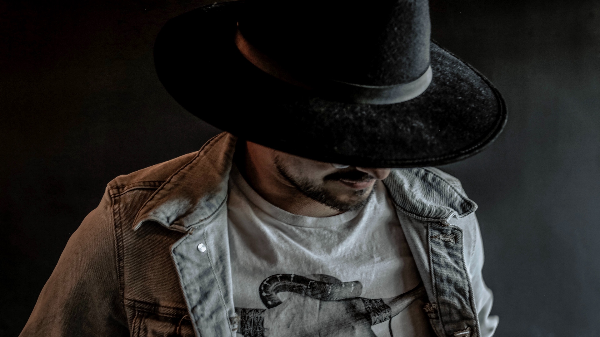 Wallpaper Man, Hat, Black, Style - Wallpaper - HD Wallpaper 