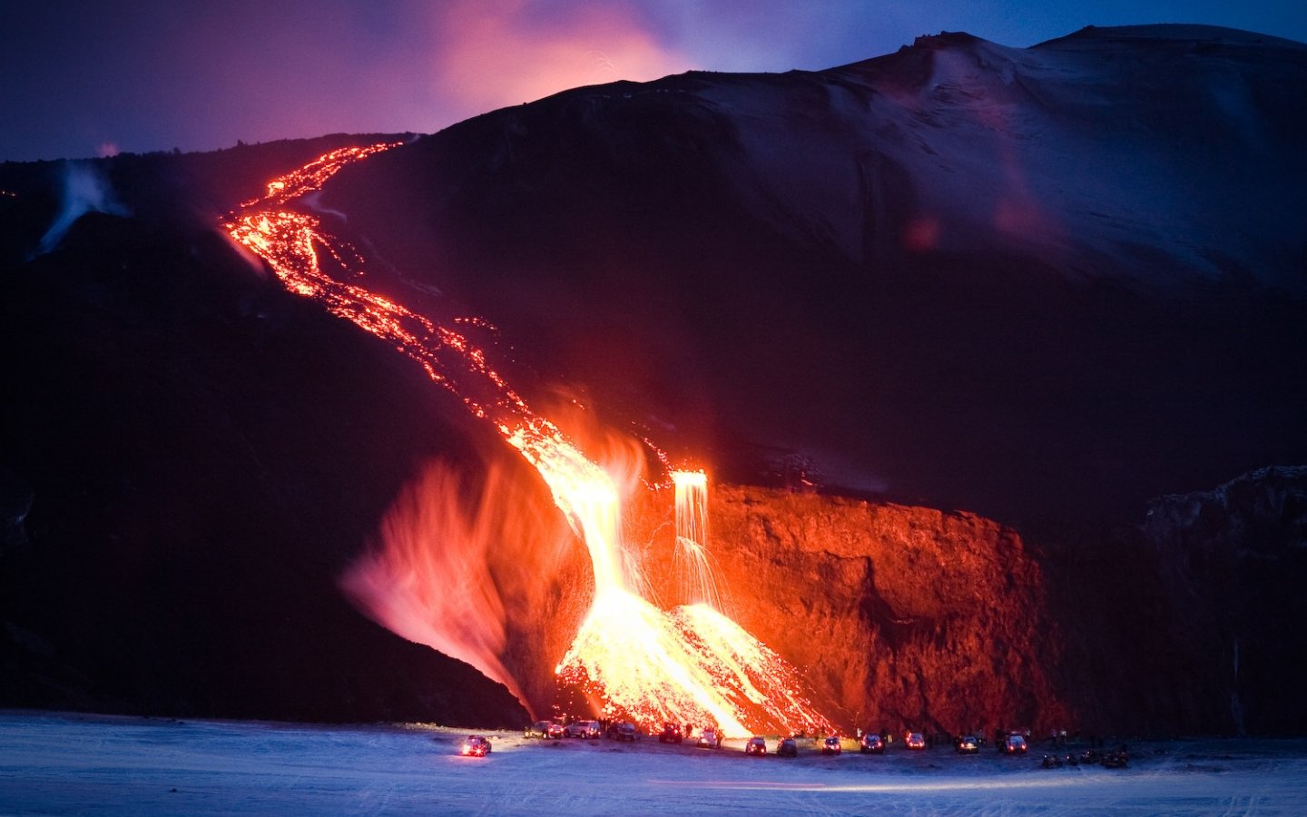 Best Volcano Wallpaper Id - Eyjafjallajökull Lava - HD Wallpaper 