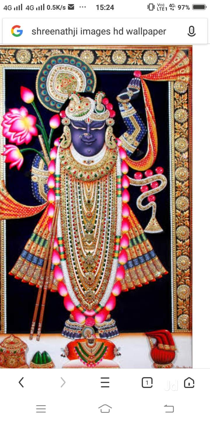 Shreenathji Nathdwara - 720x1440 Wallpaper 