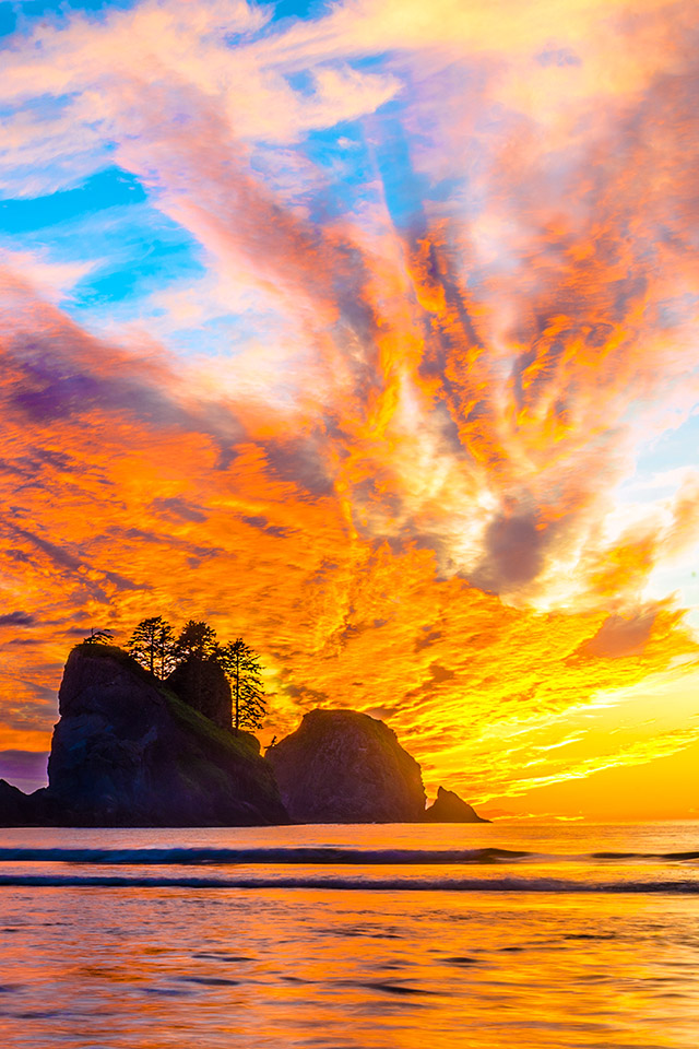 Com Apple Wallpaper Sky-volcano Iphone4 - Iphone Wallpaper Hd Volcano - HD Wallpaper 