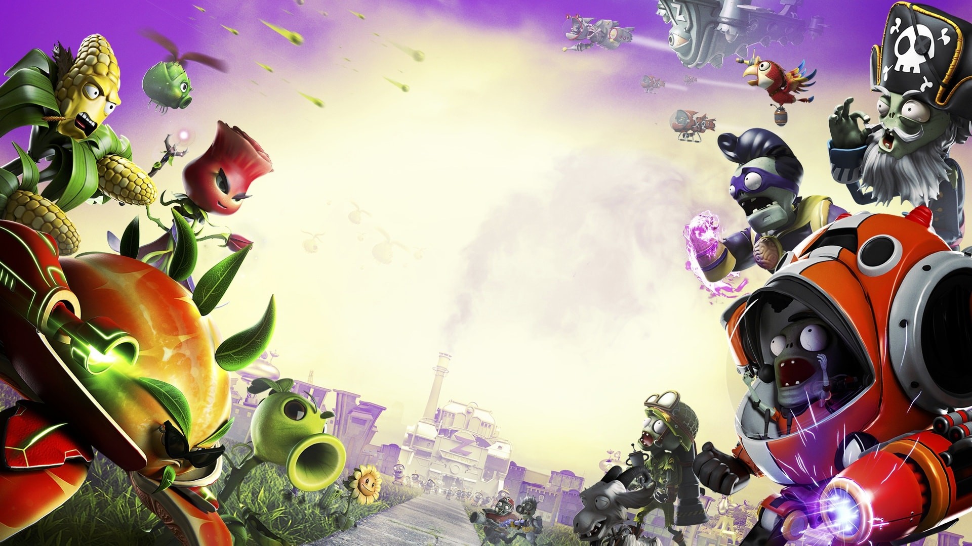 Garden Warfare 2 Wallpapers Plants Vs - Plants Vs Zombies Wallpaper 1080p - HD Wallpaper 