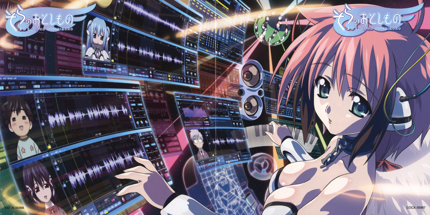 Cleavage Crease Disc Cover Fixme Ikaros Nymph Sora - Sora No Otoshimono Album - HD Wallpaper 