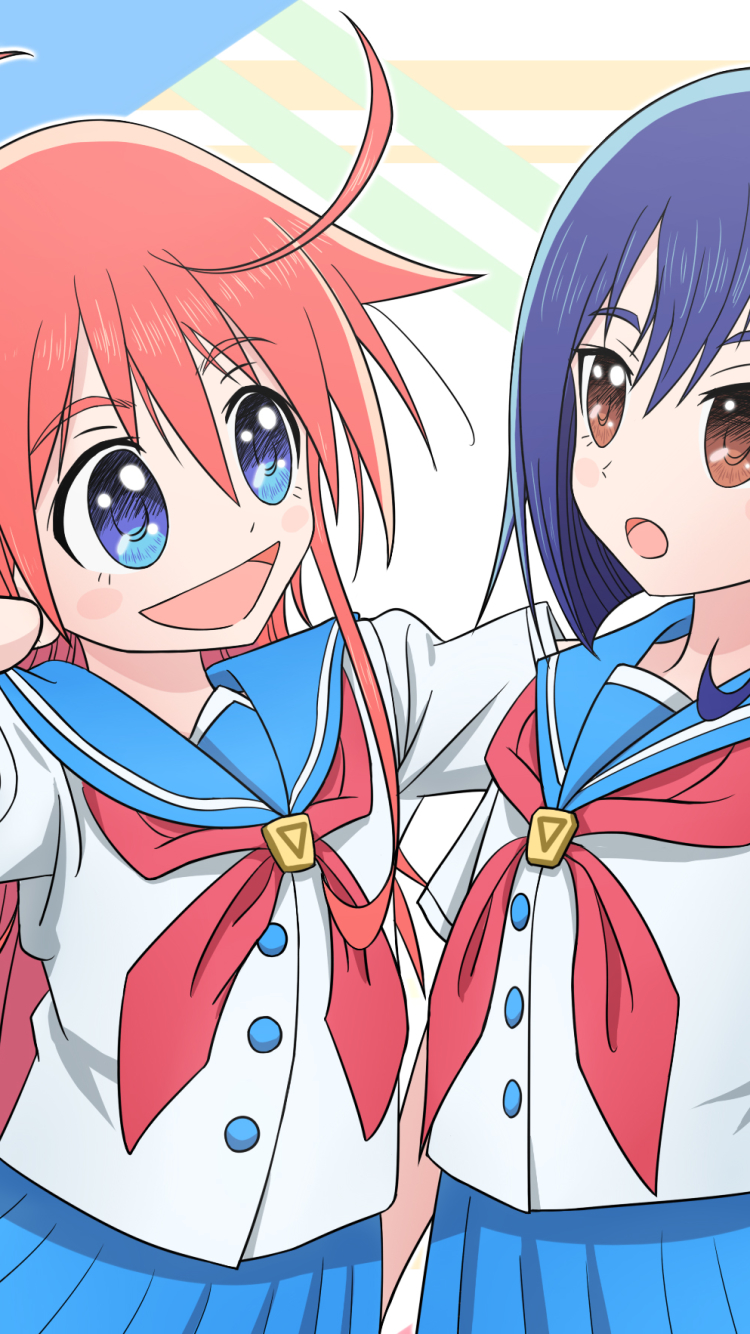 Flip Flappers Wallpaper Iphone - HD Wallpaper 