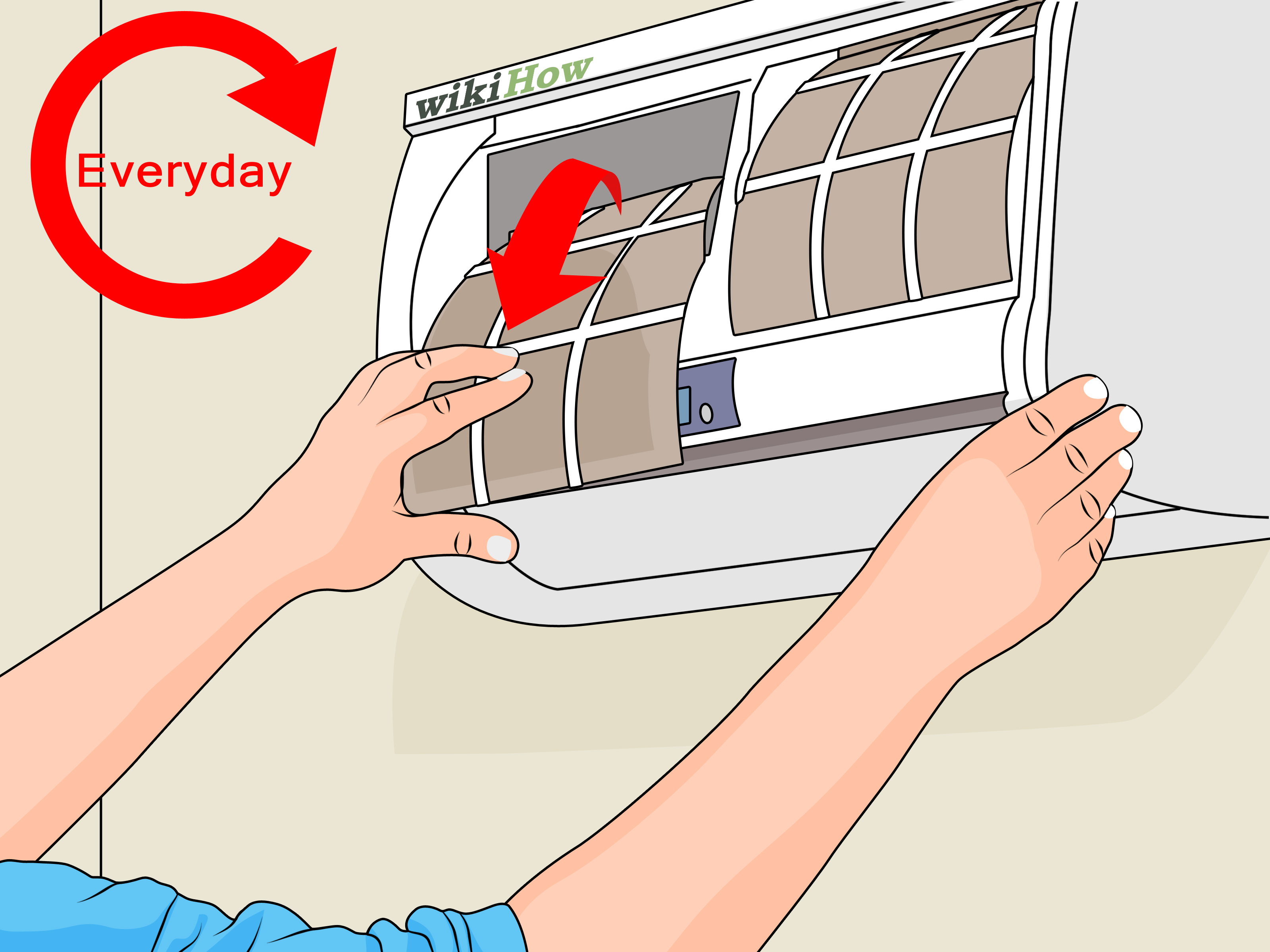 Image Titled Check Your Air Conditioner Before Calling - Dog Licks - HD Wallpaper 