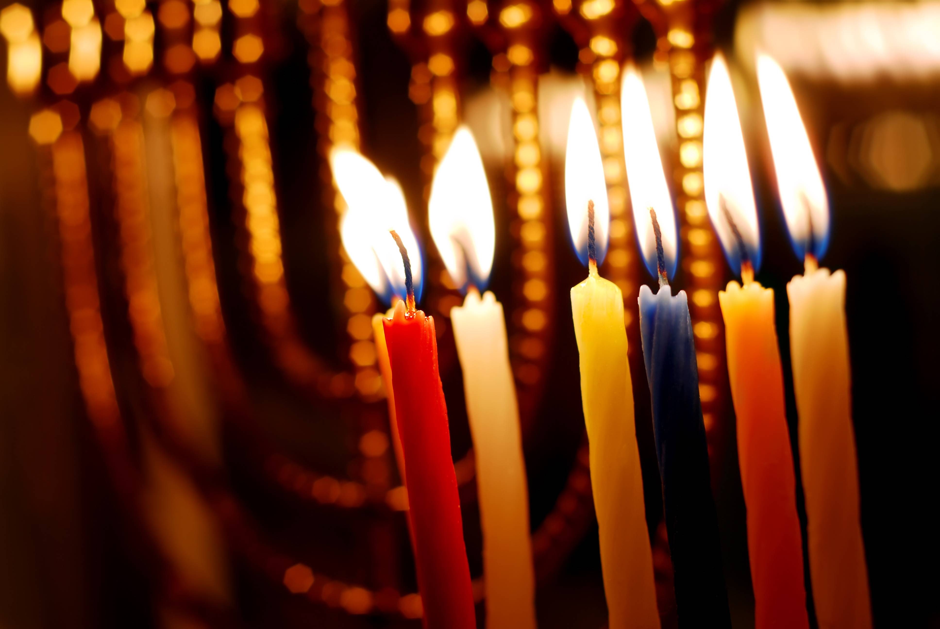 Third Night Of Hanukkah - HD Wallpaper 