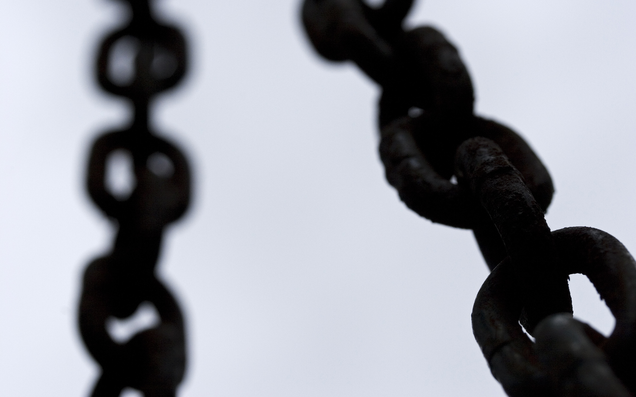 Black Wallpaper Chains - HD Wallpaper 