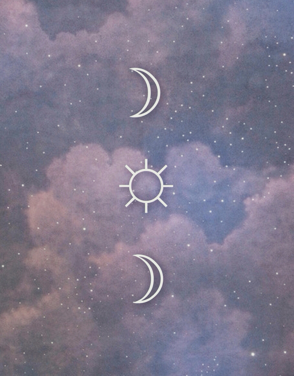 Moon, Sun, And Wallpaper Image - HD Wallpaper 