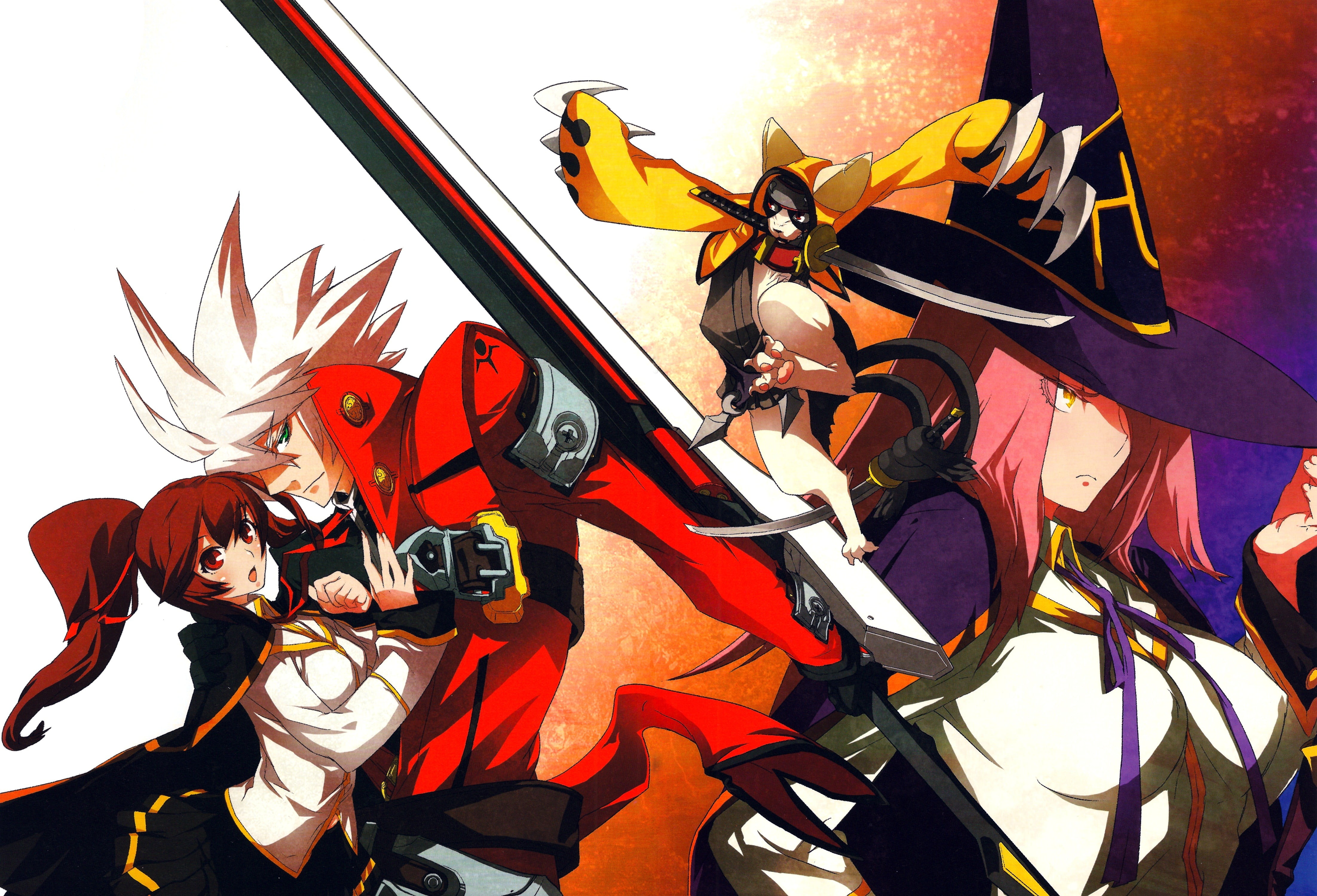 Blazblue Nine And Jubei - HD Wallpaper 