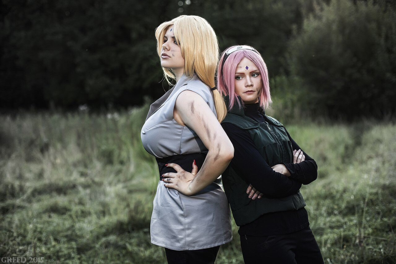 Tsunade And Sakura Cosplay - HD Wallpaper 