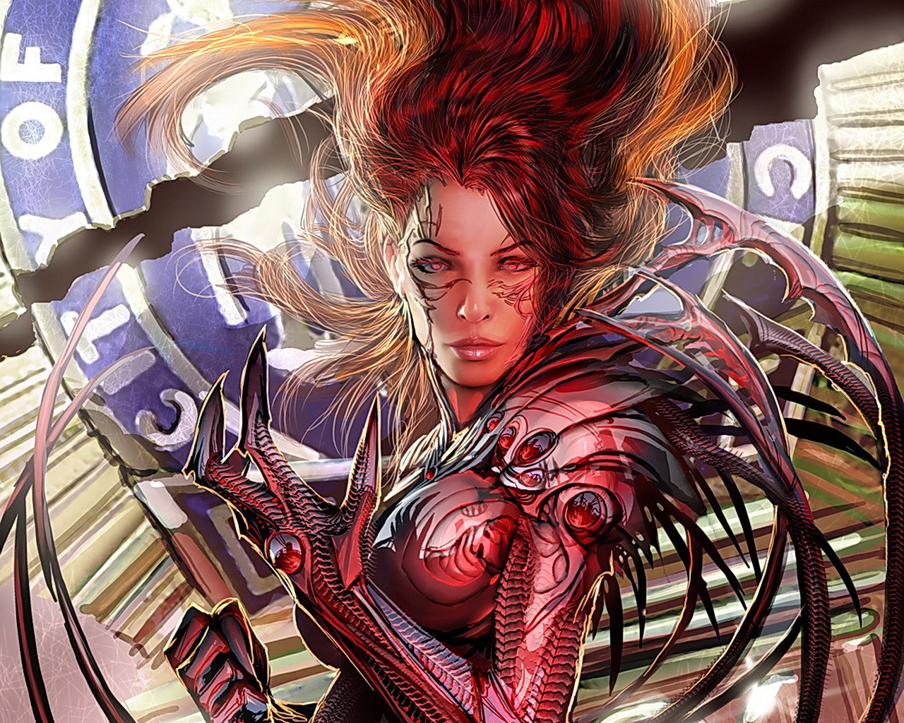 Best Witchblade Wallpaper Id - Shadowrun Kat O Nine Tails - HD Wallpaper 