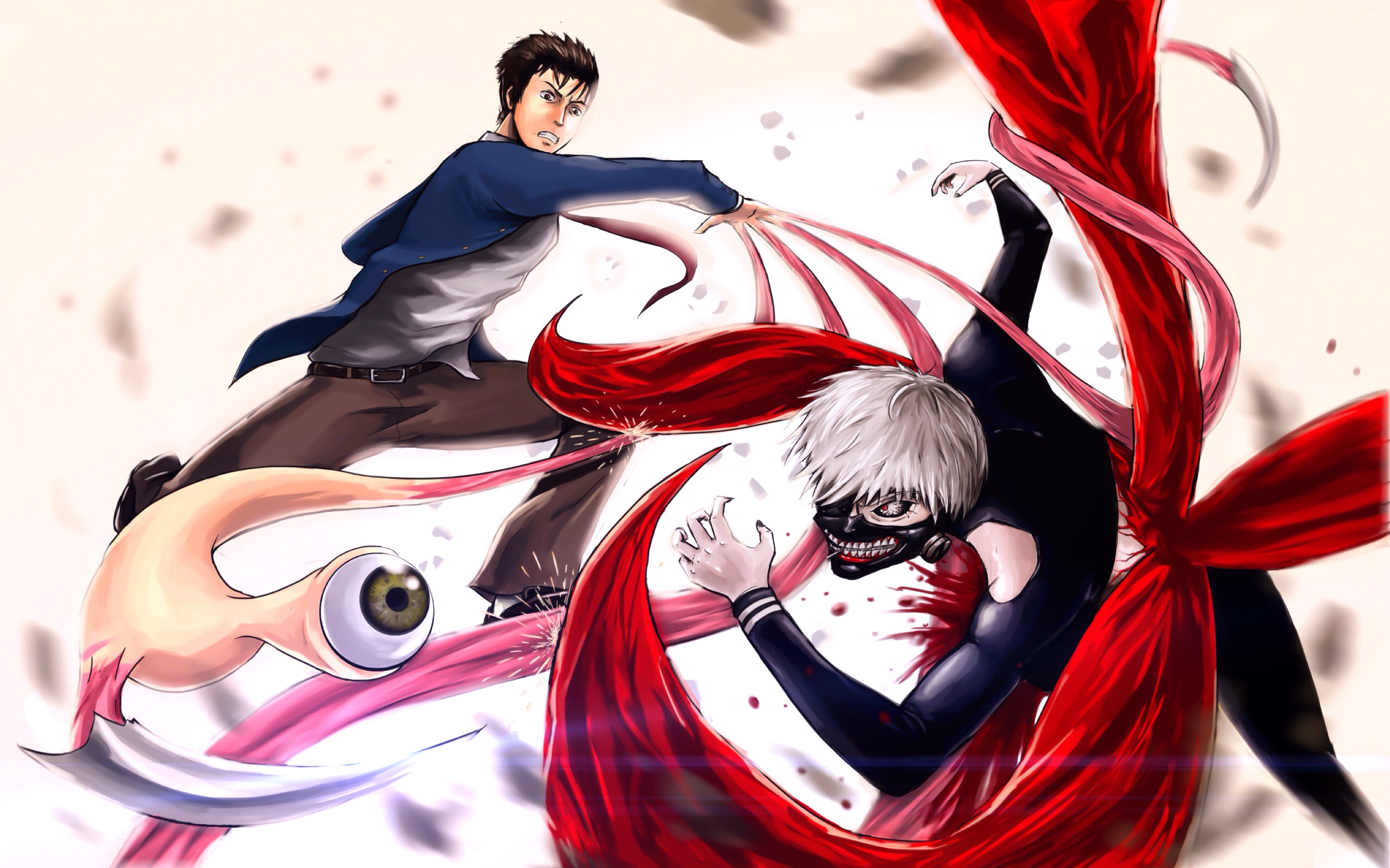 Kiseijuu Vs Tokyo Ghoul - HD Wallpaper 