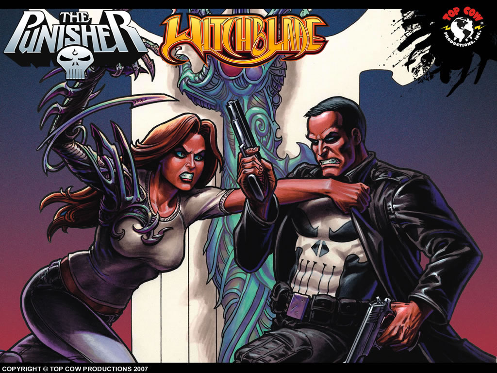 Witchblade The Wallpaper - Witchblade / The Punisher - HD Wallpaper 