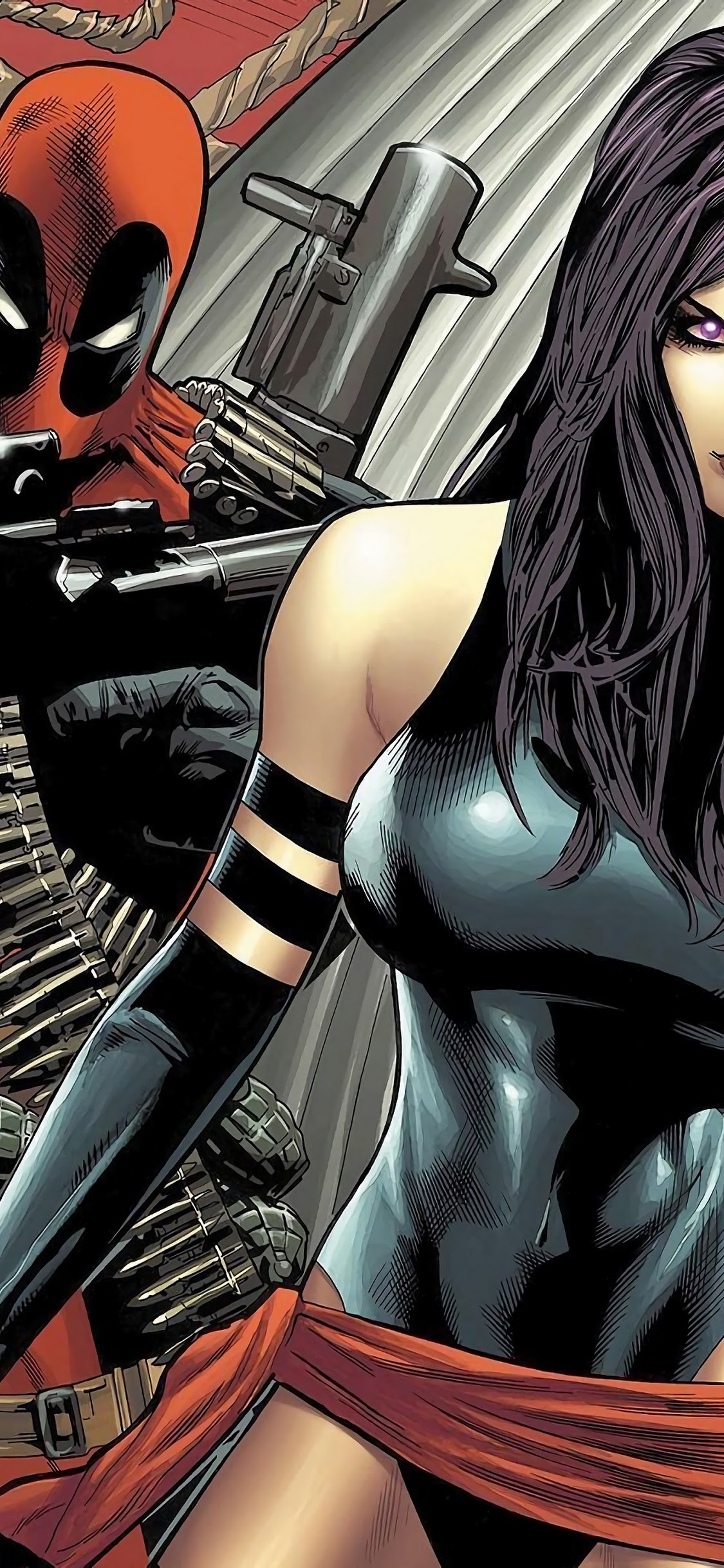 Xforce, Psylocke, Deadpool, Wolverine, Archangel, Fantomex, - Deadpool Psylocke - HD Wallpaper 