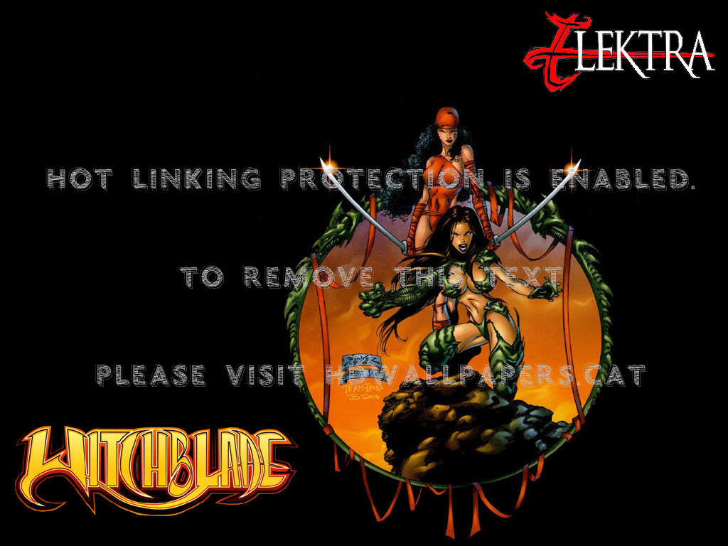 Elektra & Witchblade Comics Superheroes - Witchblade / Elektra - HD Wallpaper 