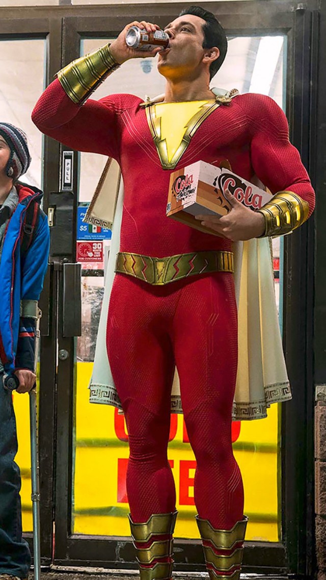 Shazam , Zachary Levi, Asher Angel - Zachary Levi Shazam Movie - HD Wallpaper 