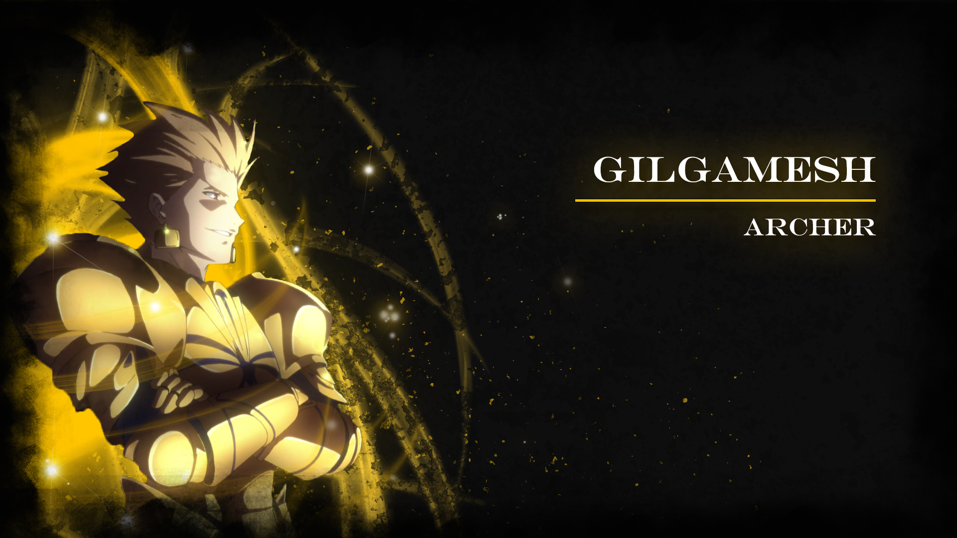 Gilgamesh Fate Zero Artwork - HD Wallpaper 