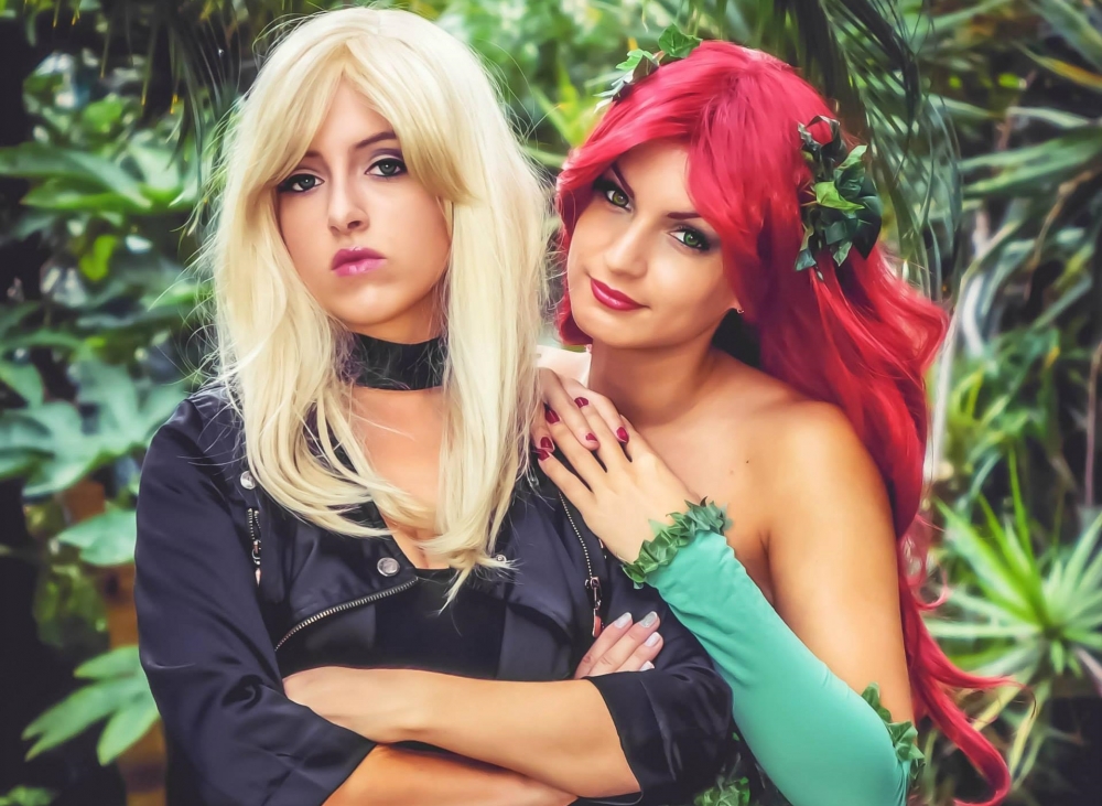 Black Canary, Poison Ivy, Cosplay - Poison Ivy Black Canary - HD Wallpaper 