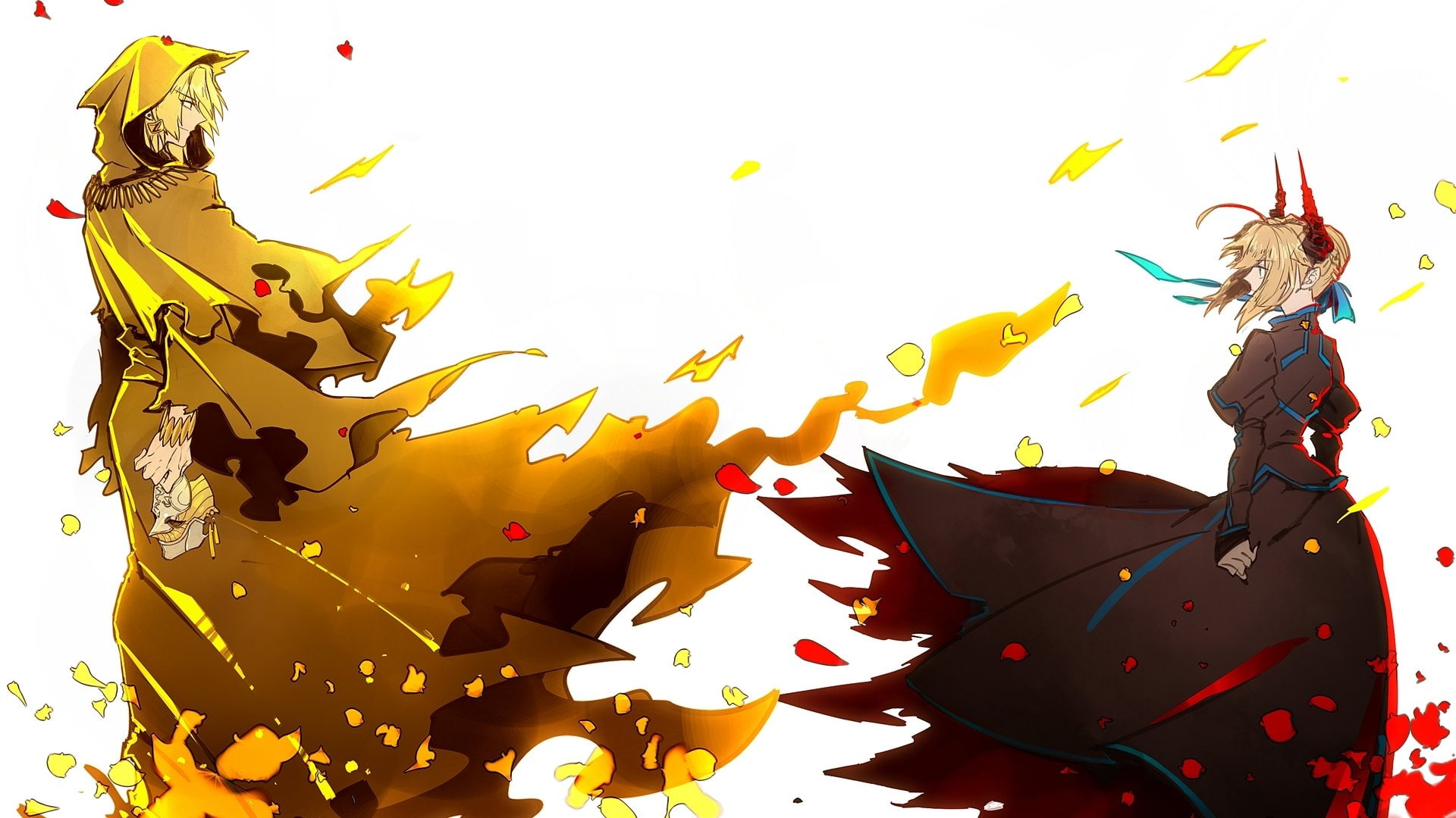 Artoria Pendragon And Gilgamesh 19x1080 Wallpaper Teahub Io Artoria Pendragon And Gilgamesh 19x1080 Wallpaper Teahub Io