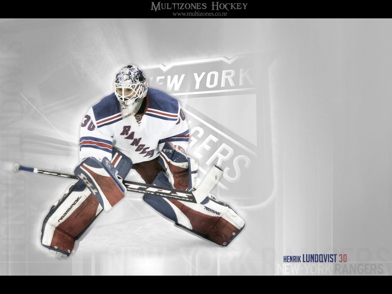Henrik Lundqvist, Ice Hockey, Wallpaper - New York Rangers - HD Wallpaper 