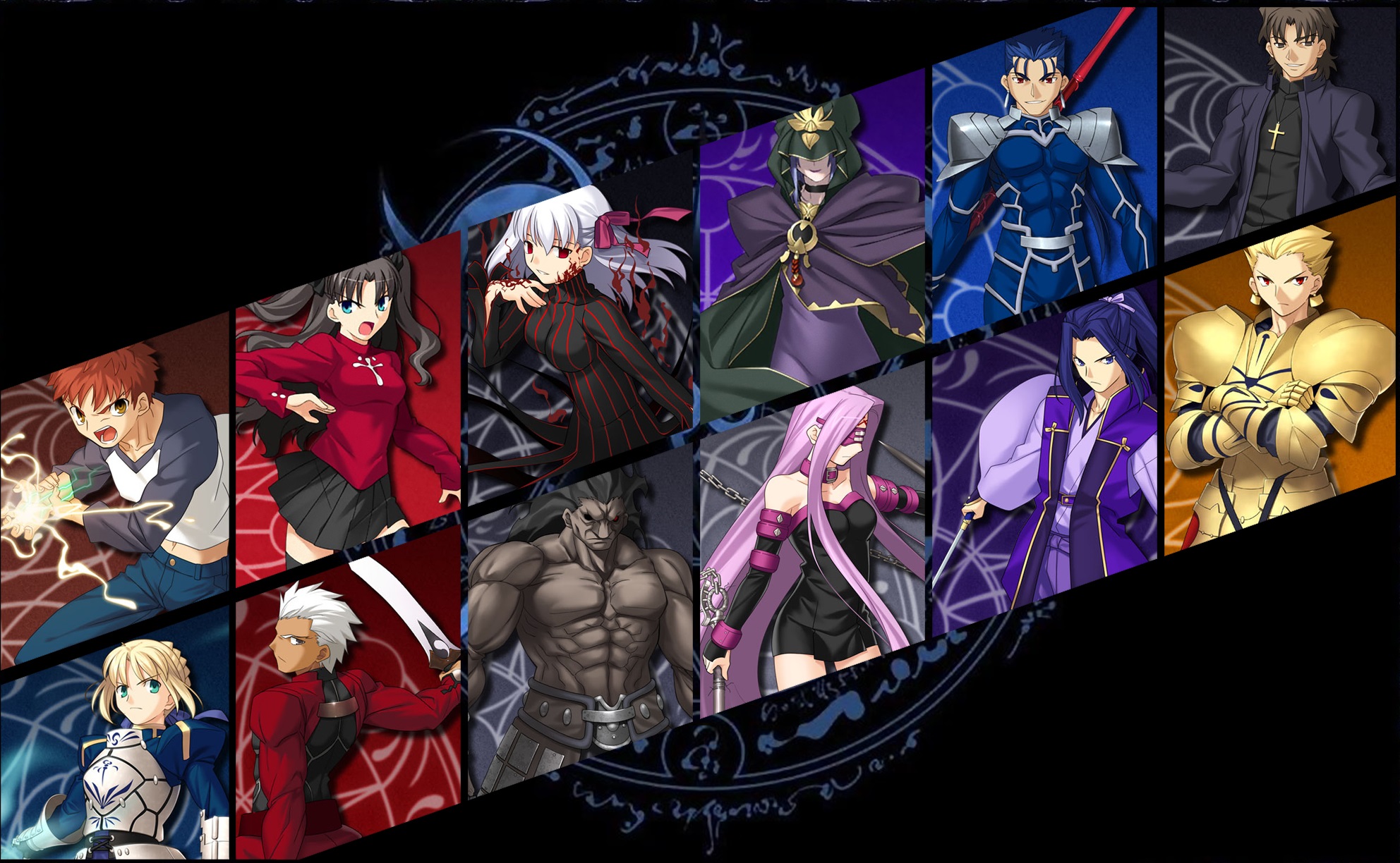 Fate Stay Night Unlimited Blade Works Servants - HD Wallpaper 