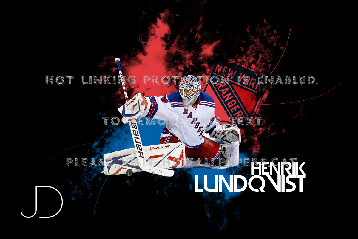 Henrik Lundqvist Goaltender York Goalie New - Graphic Design - HD Wallpaper 