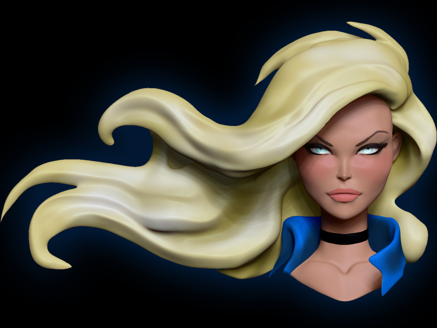 Bruce Timm Black Canary - HD Wallpaper 