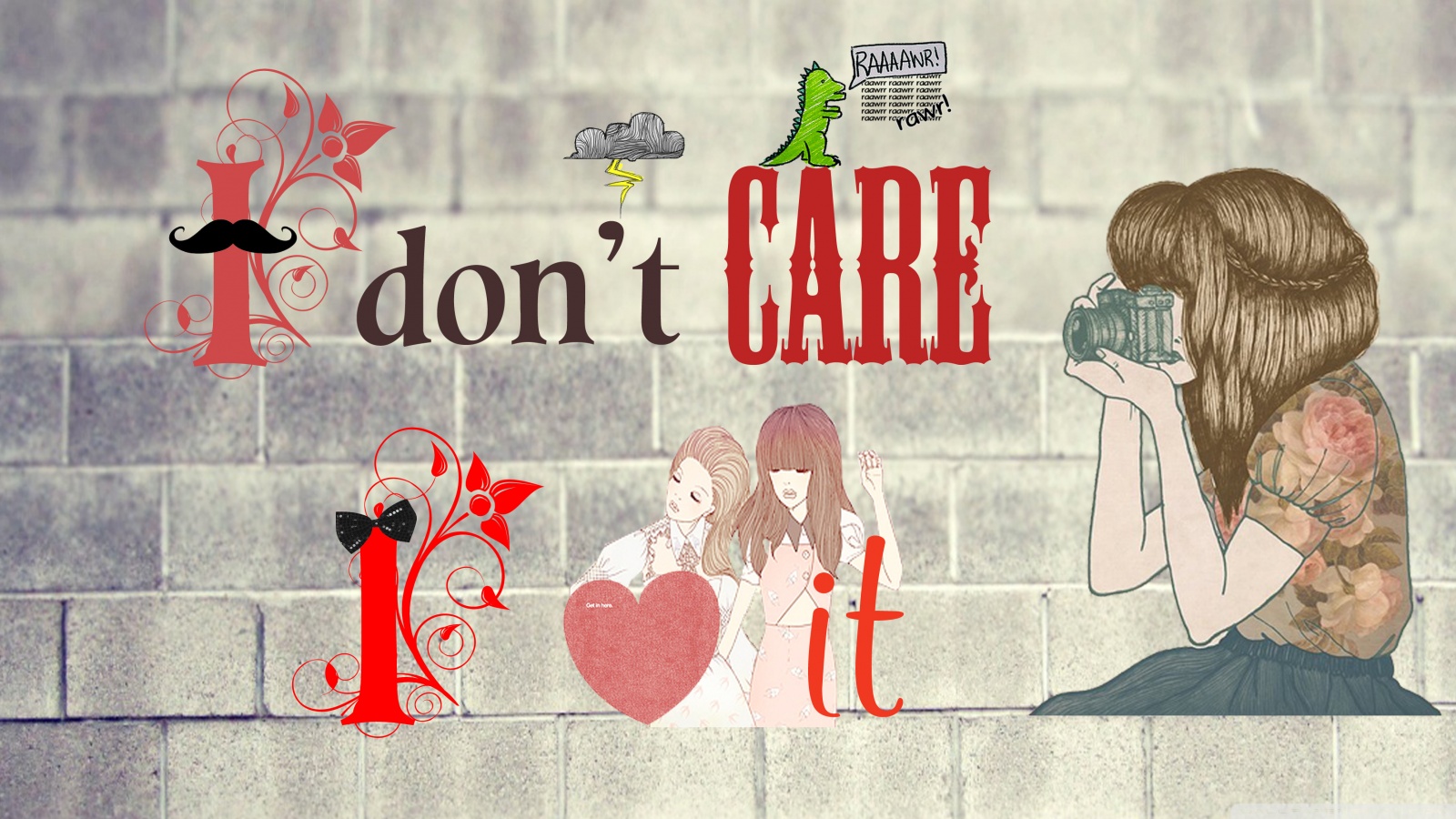 Don T Care Images Hd - HD Wallpaper 