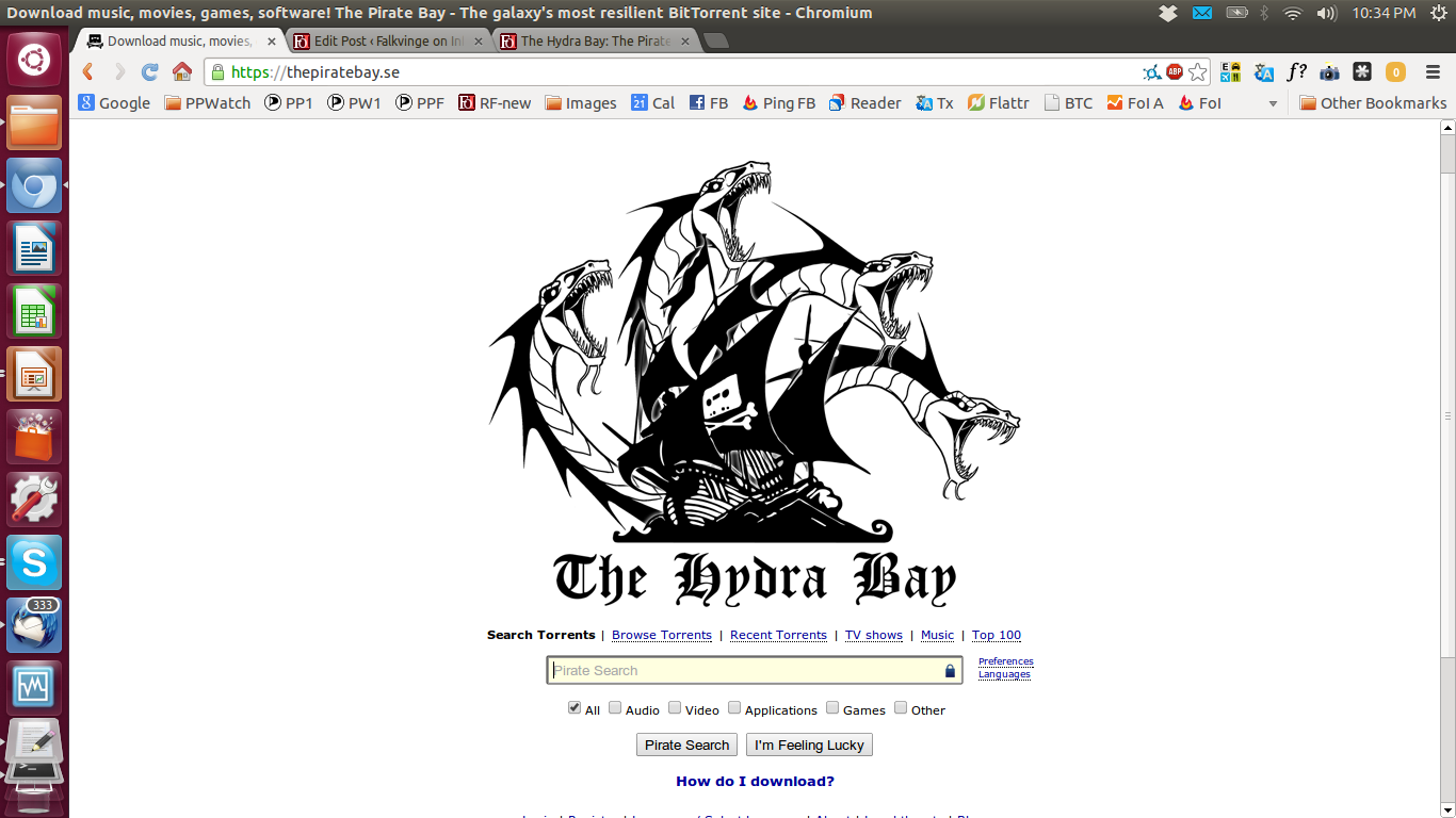 the pirate bay download music movies games