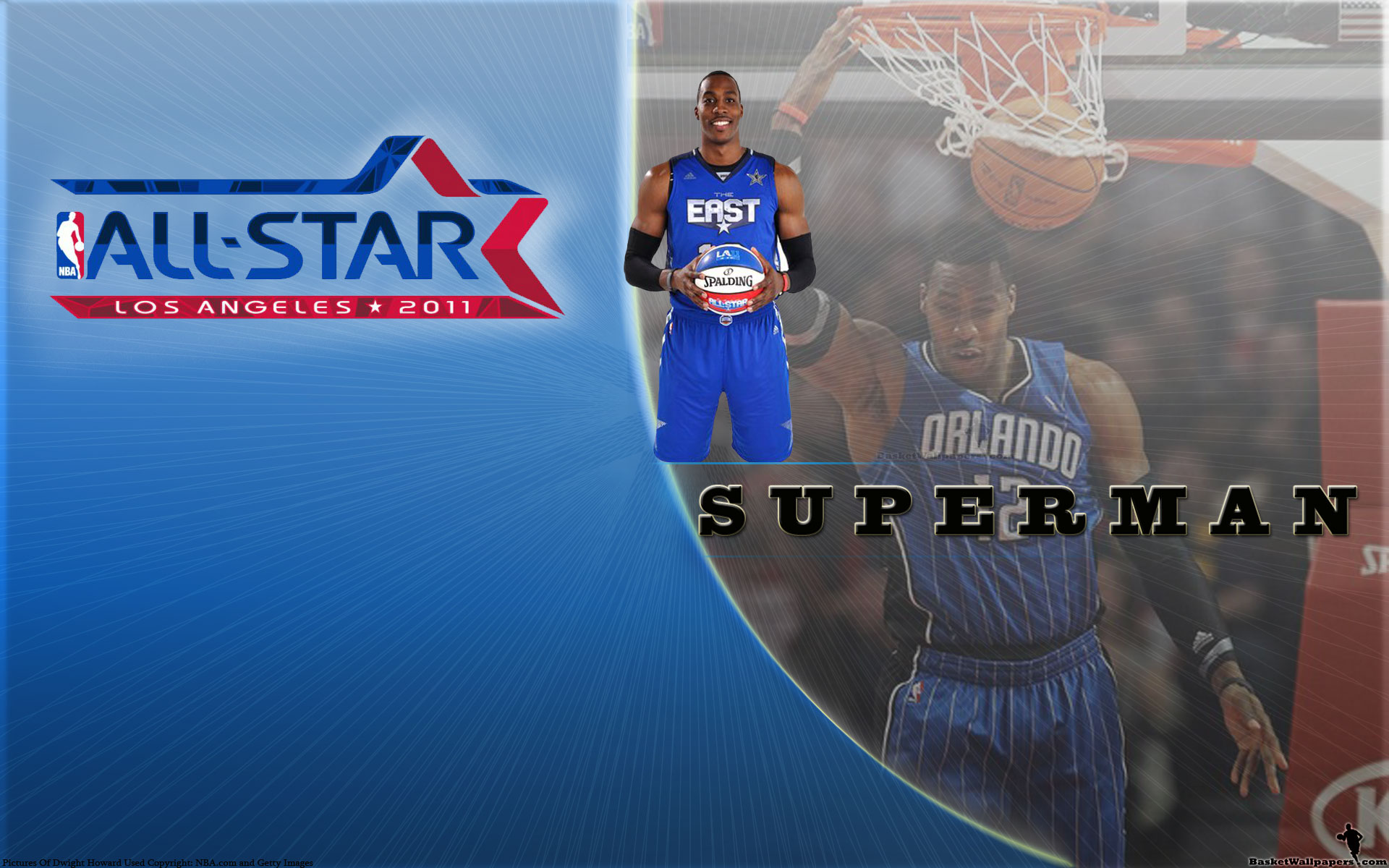 Dwight Howard All-star 2011 Widescreen - Nba All Star Game 2011 - HD Wallpaper 