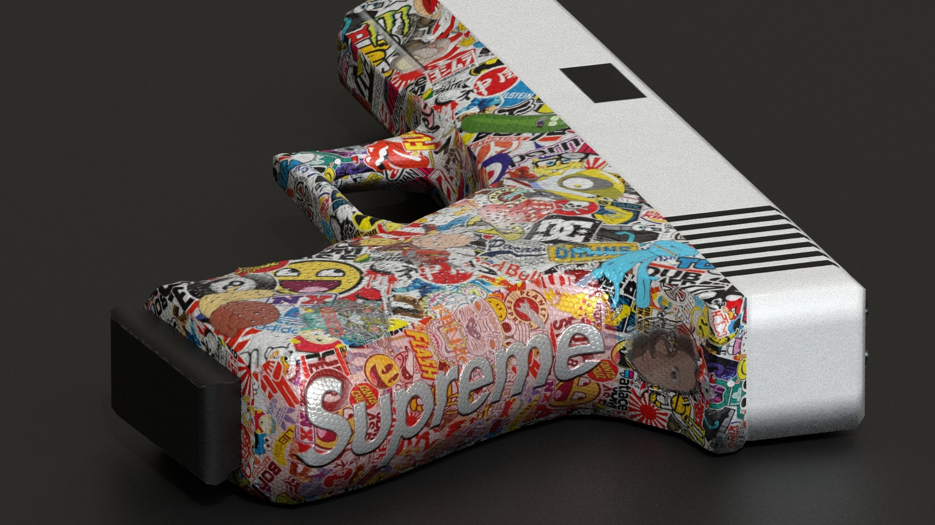Stickerbomb 1920 X 1080 - HD Wallpaper 