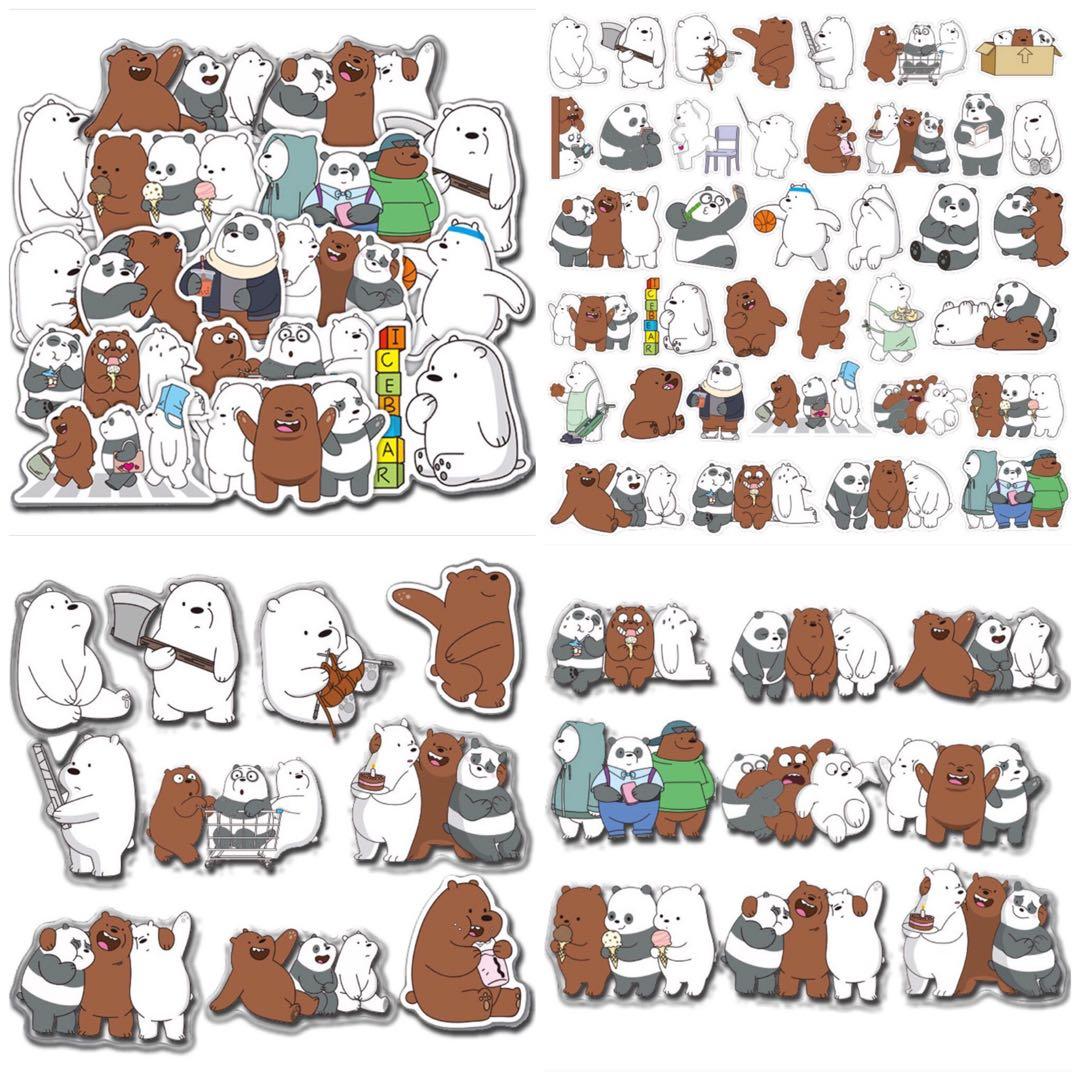 We Bare Bear Sticker - HD Wallpaper 