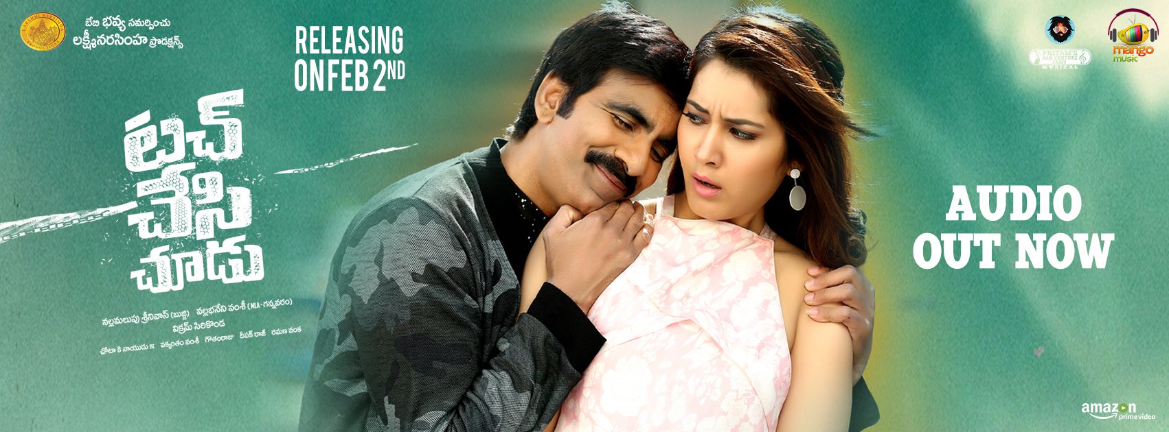 Ravi Teja Touch Chesi Chudu Movie First Look Ultra - Rashi Khanna Ravi Teja - HD Wallpaper 