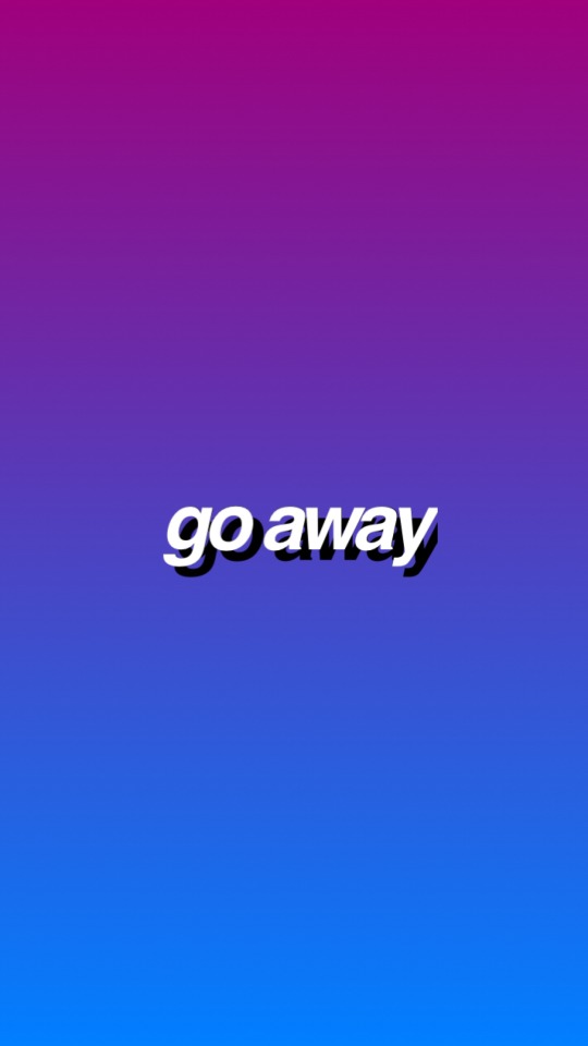 Go Away Wallpaper Iphone - HD Wallpaper 