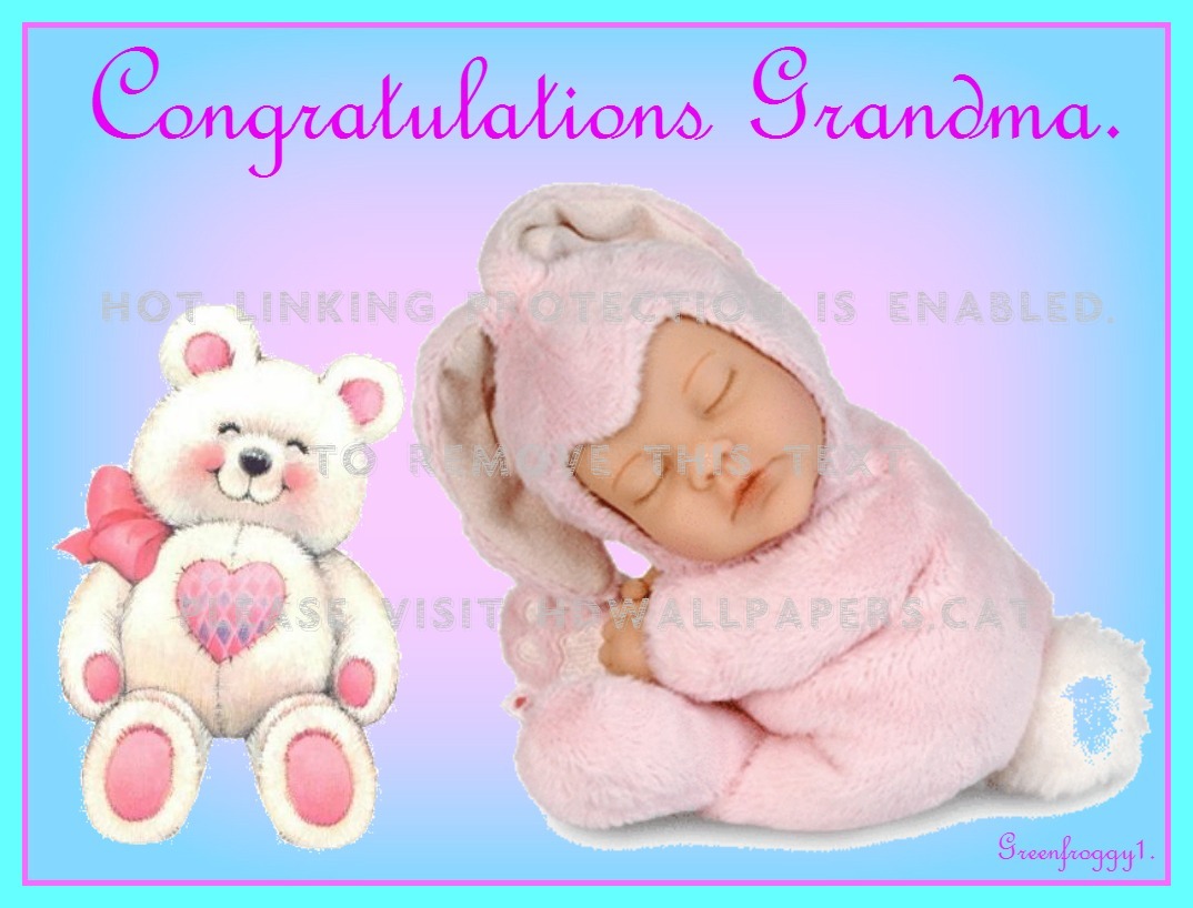 Congratulations Grandma Lena Applebloom - Anne Geddes Dolls Baby Bunny - HD Wallpaper 
