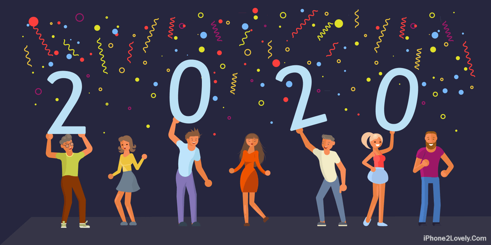 2020 New Year Image To Wish Friends And Family - Celebration Happy New Year 2020 - HD Wallpaper 