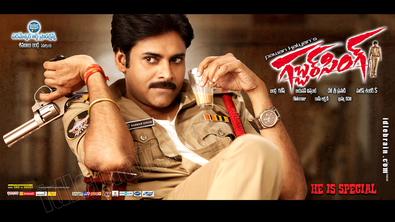 Gabbar Singh - South Indian Film Star - HD Wallpaper 