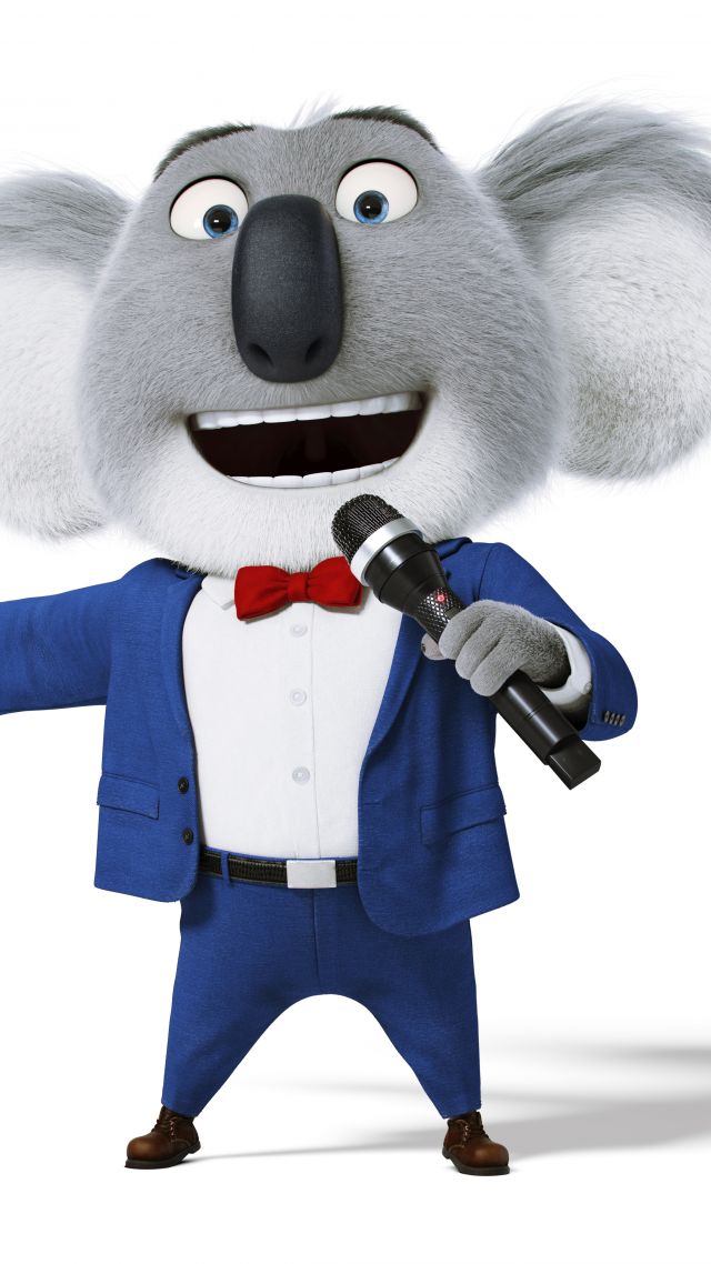 Sing, Koala, Buster, Matthew Mcconaughey, Best Animation - Characters From Sing - HD Wallpaper 