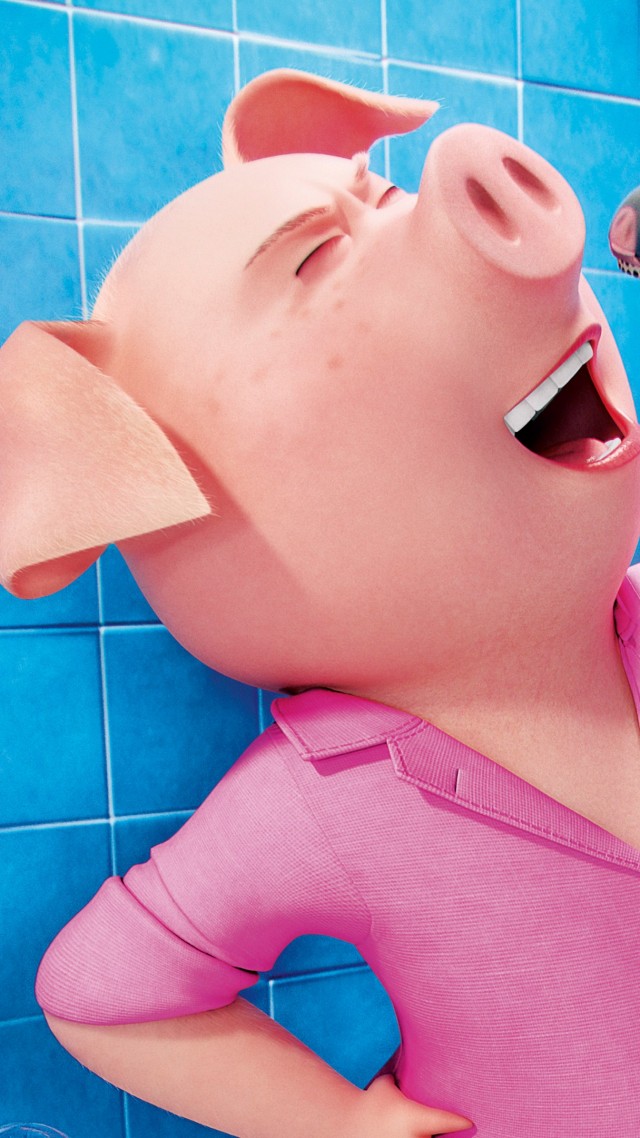 Sing, Pig, Rosita, Best Animation Movies Of 2016 - Girl Pig From Sing - HD Wallpaper 