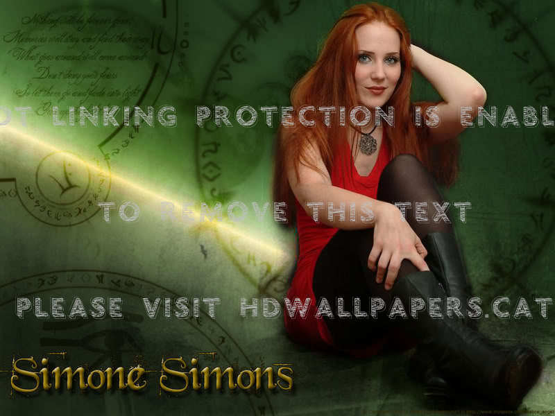 Simone Simons-epica Heavy Gothic Logo Metal - Simone Simons - HD Wallpaper 