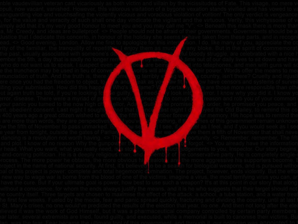 V Per Vendetta Wallpaper Hd - HD Wallpaper 